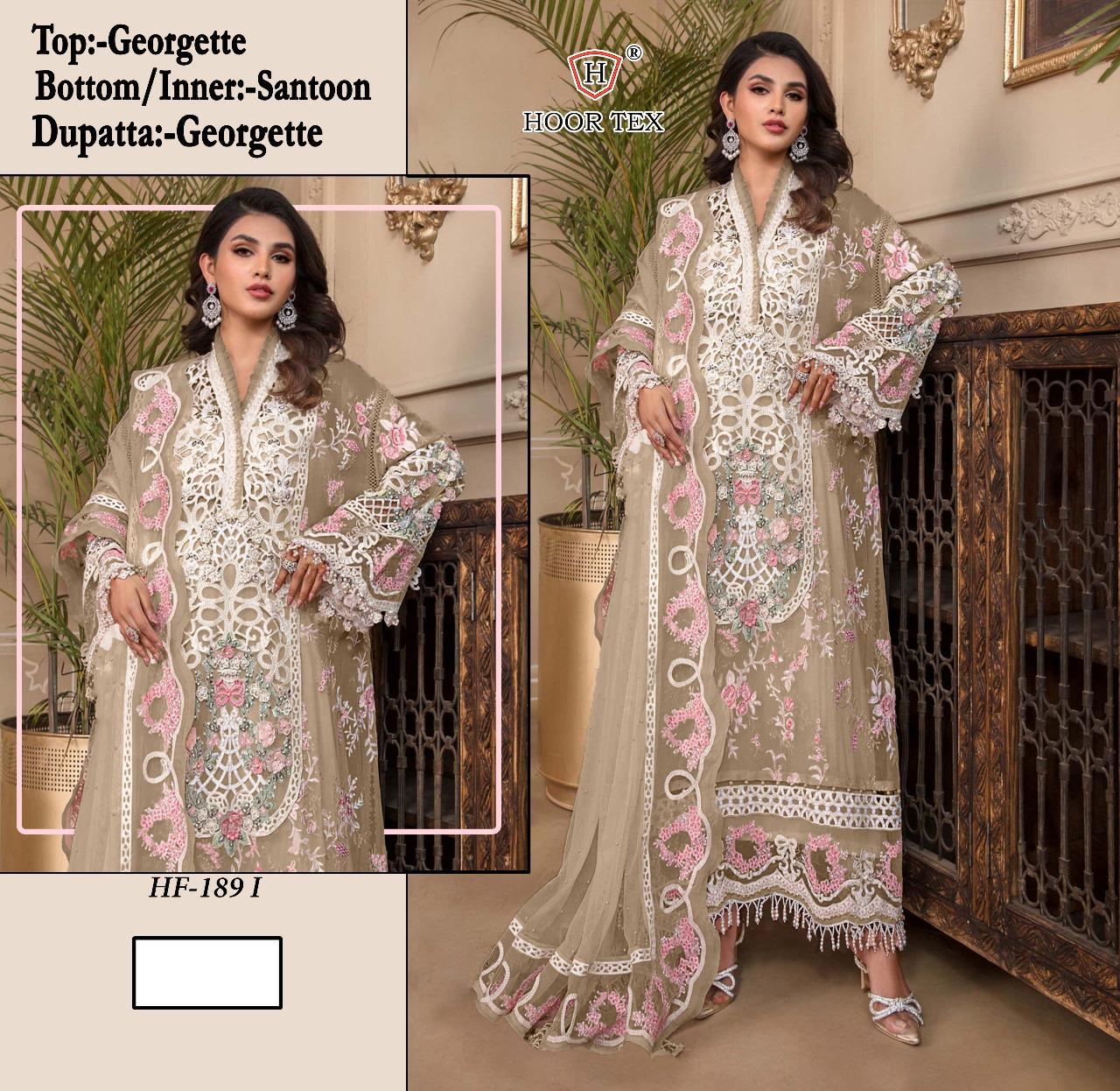 Fox Georgette  Embroidery work Suit