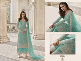 Heavy Butterfly Net with Embroidery & Coding Work Suit
