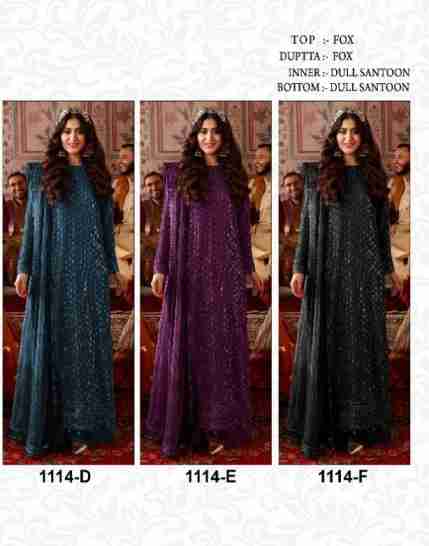 Heavy Fox Georgette With Embroidery Sequence Work With Latkan Suit