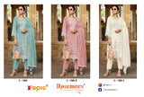 ORGANZA EMBROIDERED WITH HAND WORK SUIT