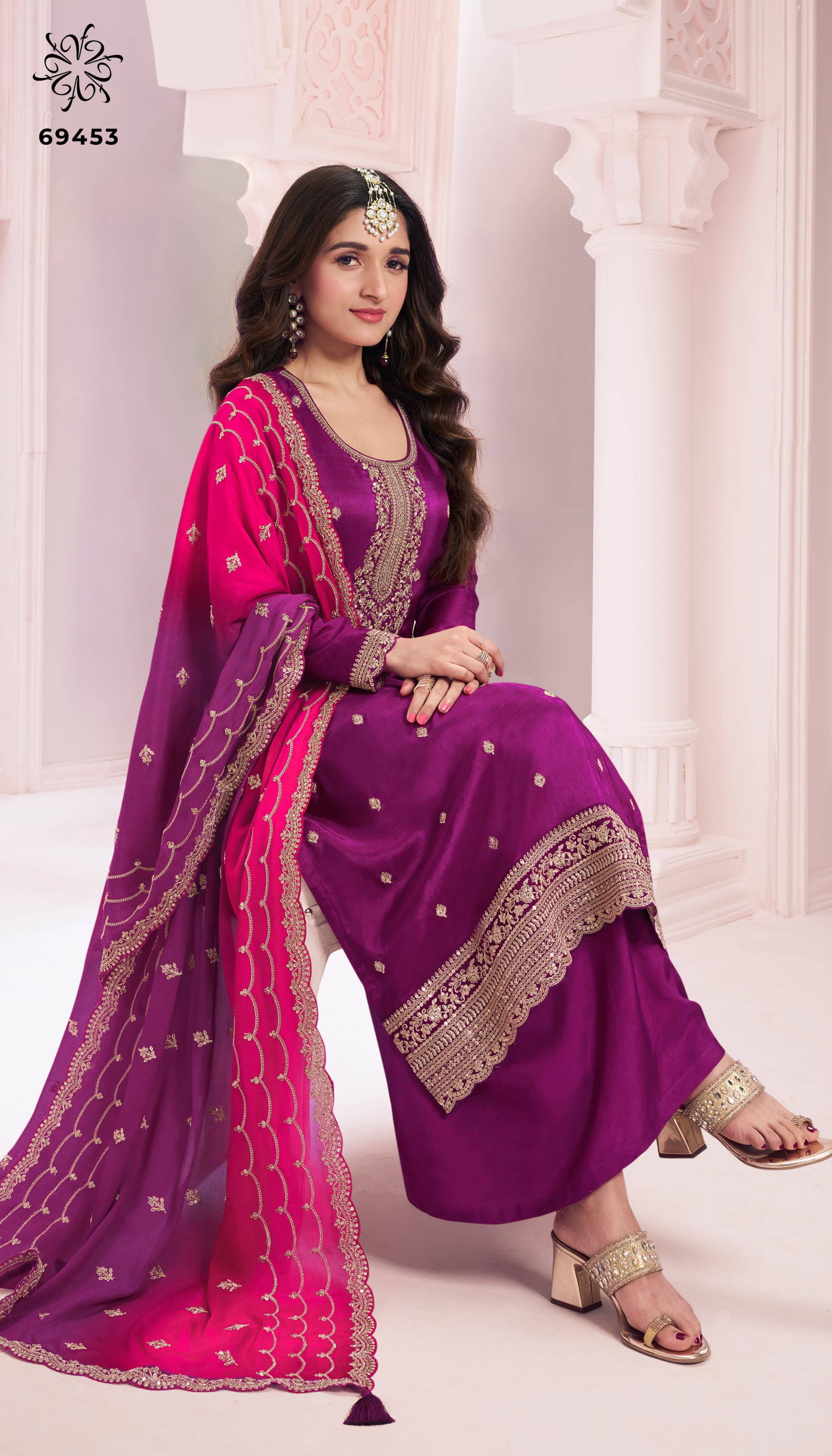 Heavy Embroidery worked Beautiful Salwar Suit
